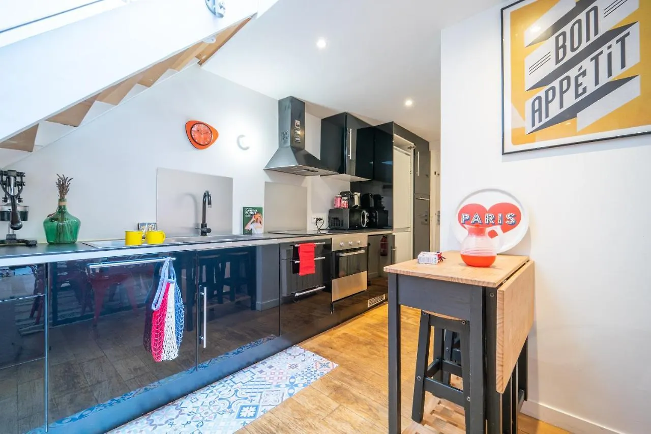 Loft Familial Au Coeur De Avec Clim, Arcade Et Baby-foot Proche Republique Et Canal St Martin 아파트